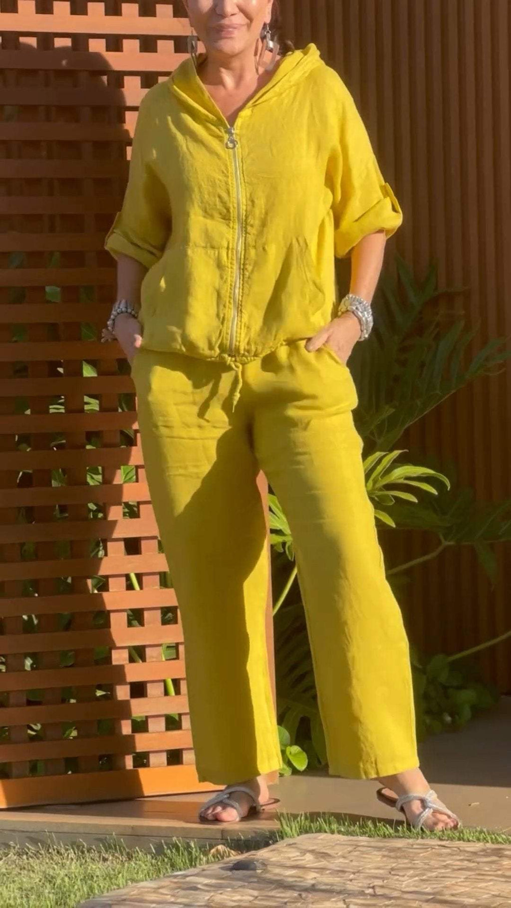 Ffion | Hooded Zip Suit Set